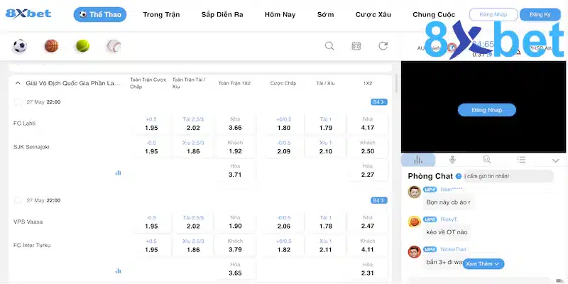 Tổng hợp app cá độ bóng đá uy tín trên thị trường hiện nay 8xbet - App cá cược uy tín nhất